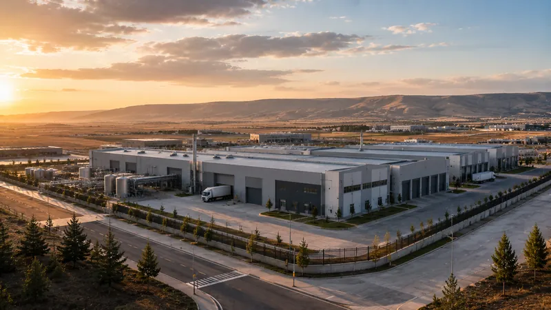 Kayseri fabrika — bölgesel atmosfer; insansız, sade, klişe-turistik değil