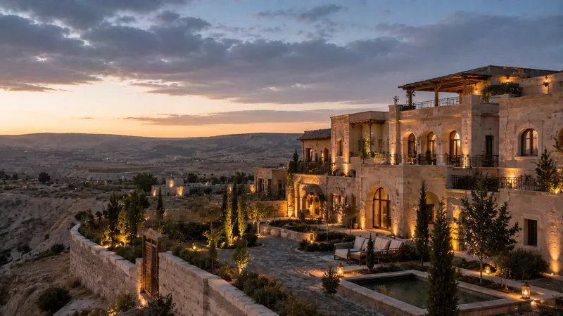 Kapadokya otel — bölgesel atmosfer; insansız, sade, klişe-turistik değil