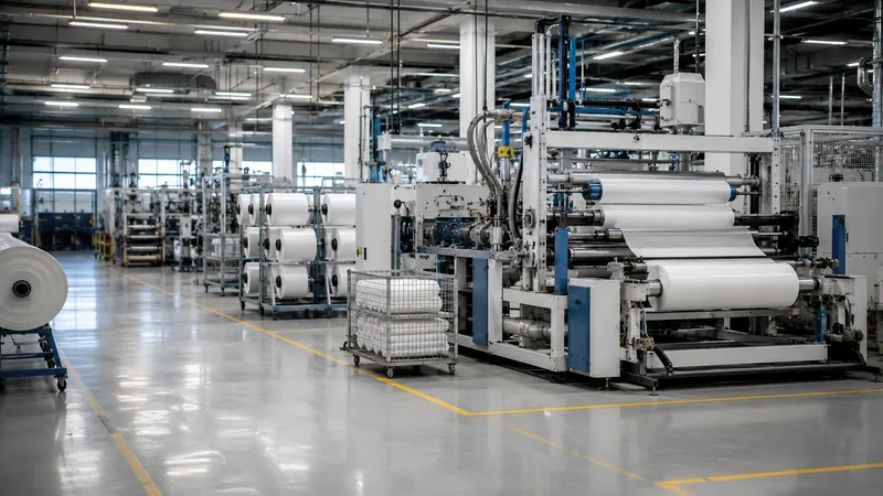 Tekstil Fabrikası — insansız, sade ve kurumsal tesis atmosferi (hazırlık görseli)
